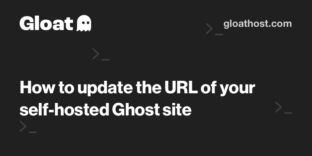 How I Host This Blog (Self-hosting Ghost Using DigitalOcean)