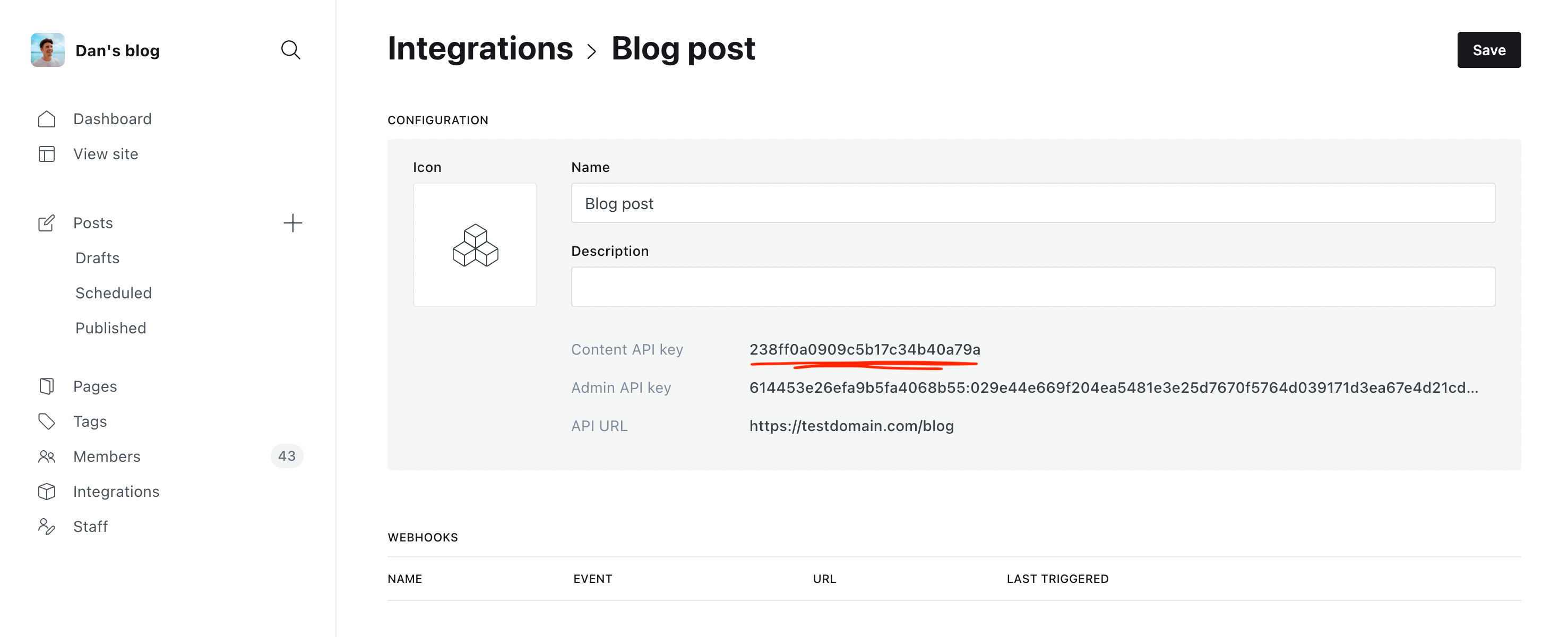 How to show your latest Ghost blog post on any web page